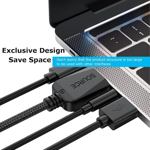 كابل DisplayPort إلى HDMI بطول 10 أقدام، 2 حزمة DP (منفذ عرض) إلى سلك HDMI ذكر إلى ذكر يدعم الفيديو والصوت (4k، 2880P، 2160P، 1440P، 1080P) للكمبيوتر، والشاشة، وجهاز العرض، HDTV-NOT ثنائي الاتجاه in Kuwait