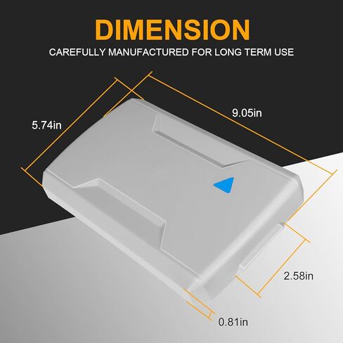 010-12441-02 غطاء واقي من الشمس/الغبار لجهاز Garmin 7" Striker Fish Finder، مناسب لأجهزة Striker 7cv، 7dv، 7sv، Vivid 7cv، Vivid 7sv in Kuwait