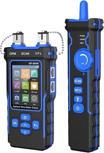 جهاز اختبار كابل إيثرنت NF-8508 مع OPM، VFL، مدقق PoE، قياس الطول، اختبار Wiremap، أداة الشبكة in Saudi Arabia