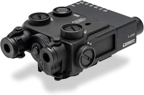 Steiner eOptics DBAL-A3 Dual Beam Aiming Laser Advanced General-Purpose Multi-Function Laser Sight with Visible and IR Beams and Infrared LED Illuminator, Green Laser, Black in Saudi Arabia