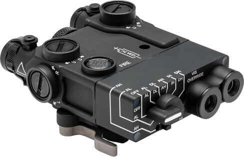Steiner eOptics DBAL-A3 Dual Beam Aiming Laser Advanced General-Purpose Multi-Function Laser Sight with Visible and IR Beams and Infrared LED Illuminator, Green Laser, Black in Saudi Arabia