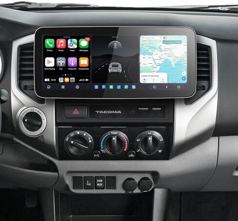 JOYING راديو السيارة لتويوتا تاكوما 2005-2015، 12.3 بوصة QLED شاشة تعمل باللمس Android 13 ستيريو سيارة 12 جيجابايت + 256 جيجابايت وحدة رأس التوصيل والتشغيل مع CarPlay & Android Auto، وصلة مرآة، GPS، AM/FM (JY-TT900N12) in Saudi Arabia