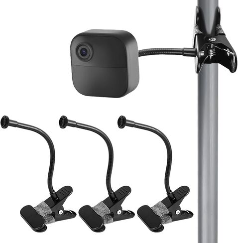 3 Pack Metal Flexible Clip Clamp Mount for Blink Outdoor 4, XT3, XT2, XT, Mini Security Camera (Black-3) in Kuwait