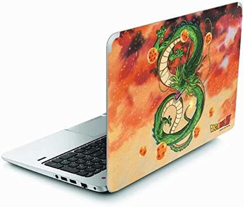 ملصق Skinit للكمبيوتر المحمول متوافق مع Envy TouchSmart 15.6in - تصميم Dragon Ball Z One Wish Shenron المرخص رسميًا in Kuwait