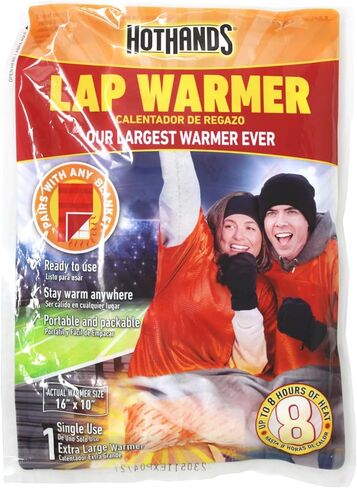 HotHands Lap Warmer, Ready to Use, Single Use, Up to 8 Hours, Case of 7 Pouches (1 Lap Warmer per Pouch) in Saudi Arabia