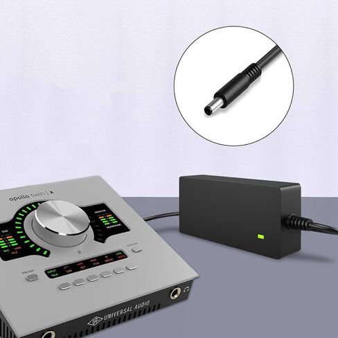 محول تيار متردد 12 فولت تيار متردد لإمداد الطاقة للصوت العالمي Apollo Twin X Duo Gen 2، Apollo Twin X Duo Quad X4 PSU-TWX/X4-US Heritage Edition Thunderbolt Audio Interface APLTWXD شاحن بديل in Kuwait