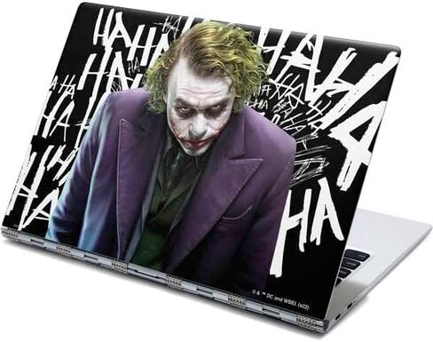 Skinit Decal Laptop Skin Compatible with Yoga 910 2-in-1 14in Touch-Screen - Officially Licensed Warner Bros Joker The Dark Knight Design in Kuwait