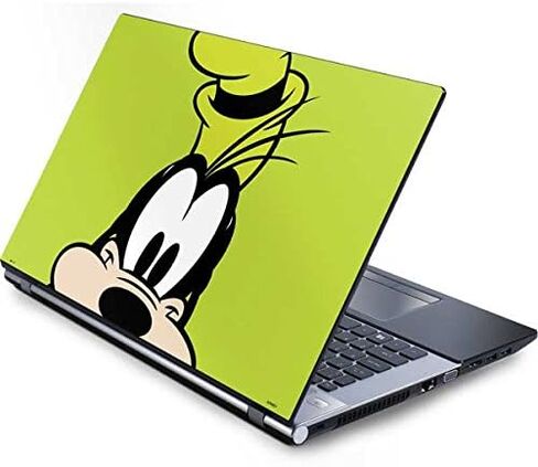Skinit Decal Laptop Skin Compatible with Generic 16in Laptop (13.4in X 9.26in) - Officially Licensed Disney Friends Goofy Up Close Design in Saudi Arabia