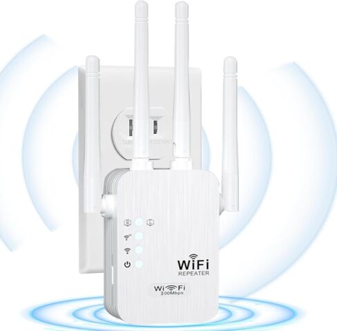 2025 معزز إشارة موسعات WiFi للمنزل طويل المدى يصل إلى 9800 قدم مربع و40 جهازًا، معزز إشارة موسع WiFi، معزز الإنترنت، موسع WiFi طويل المدى، إعداد سريع - متوسط in Saudi Arabia