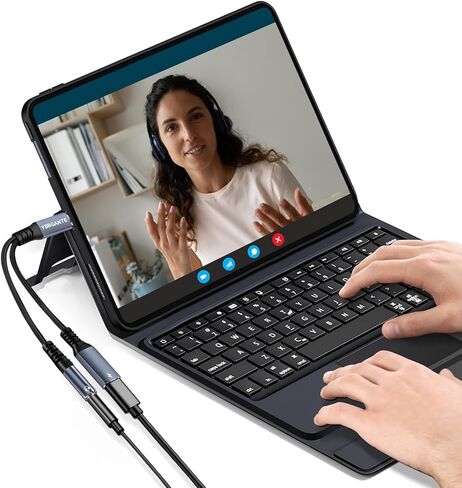 USB C to 3.5mm Headphone and Charger Adapter 2 in 1 USB C Headphone Adapter Type C Splitter for Audio USB c to aux and Charger 60W PD Fast Charging Dongle for iPhone17/16 iPad Pro Pixel Samsung in Saudi Arabia