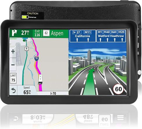 Car GPS Navigation, 2025 Map 9 inch Touch Screen Car GPS Navigation System, Voice Turn Direction Guidance, Support Speed and Red Light Warning(Free Update Lifetime Map) in Saudi Arabia