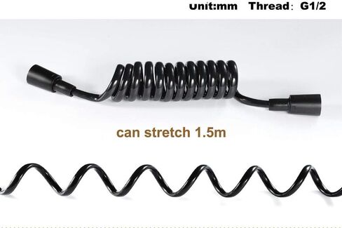 Black Single Cold in and Out Sprayer Full Pressure and Leakproof HandheldToilet Sprayer Kit,Hand Held Cloth Diaper Sprayer for Toilet,Easy to Install Bathroom Spra in Kuwait