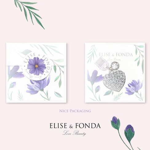 ELISE & FONDA TP497 Type-C Charging Port Anti Dust Plug Little Crystal Love Heart Cell Phone Charm for iPhone 15/16/Samsung/OnePlus/Xiaomi/oppo Android Phones (White) in Saudi Arabia