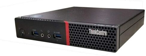 كمبيوتر مكتبي صغير Lenovo ThinkCentre M700، Core i5-6500T، ذاكرة وصول عشوائي 8 جيجابايت، 256 جيجابايت SSD، لوحة مفاتيح وماوس، واي فاي وبلوتوث، USB 3.0، DisplayPort، Windows 11 Pro (متجدد) in Kuwait