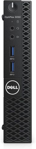 كمبيوتر Dell OptiPlex 3050 Micro PC، كمبيوتر مكتبي صغير Windows 11 Pro، معالج Intel Core الجيل السابع، 256 جيجا SSD، 8 جيجا رام، لوحة مفاتيح وماوس، LAN/RJ-45 (متجدد) in Saudi Arabia