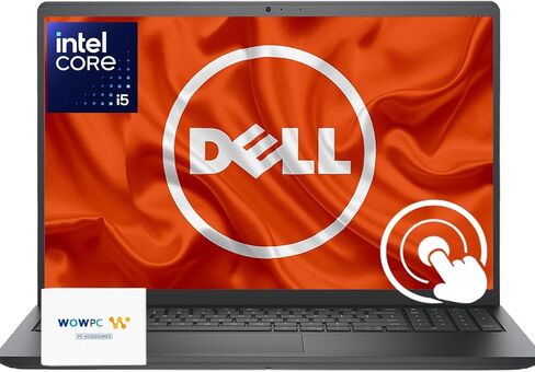 Dell Inspiron 15.6" FHD Touchscreen Laptop 2026 Edition | Latest 13th Gen Intel Core i5 (Beat i7-1250U) | 12GB RAM | 1TB Storage (512GB PCIe SSD + 512GB External) | Win 11 with Office 365 for Web in Kuwait