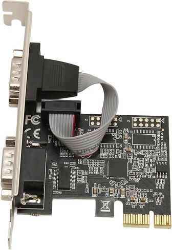 بطاقة التوسعة التسلسلية PCI Express RS232 بمنفذين مع شريحة ASIX AX99100 لأنظمة نقاط البيع والطابعات المناسبة in Kuwait
