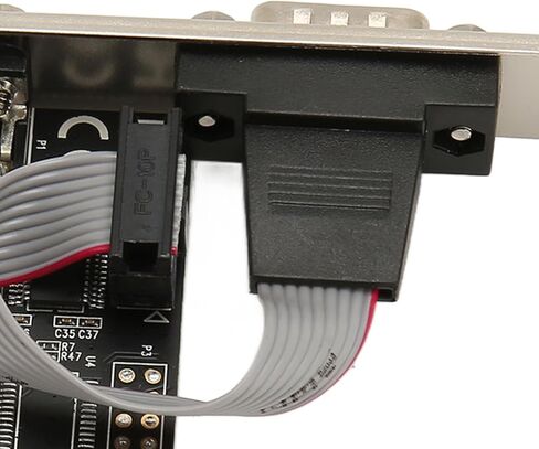 بطاقة التوسعة التسلسلية PCI Express RS232 بمنفذين مع شريحة ASIX AX99100 لأنظمة نقاط البيع والطابعات المناسبة in Kuwait