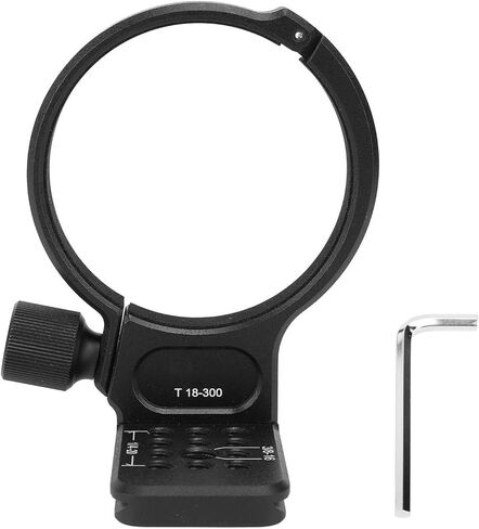 طوق عدسة لعدسة 18 300 مم F3.5 6.3، حامل Tr مع لوحة، طوق ألومنيوم y Tr لكاميرا DSLR C، متوافق مع رؤوس Tr in Kuwait