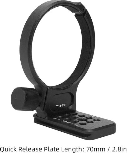 طوق عدسة لعدسة 18 300 مم F3.5 6.3، حامل Tr مع لوحة، طوق ألومنيوم y Tr لكاميرا DSLR C، متوافق مع رؤوس Tr in Kuwait