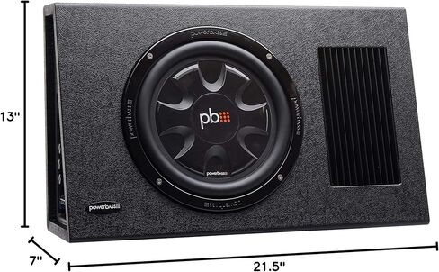 PowerBass PS-AWB101T - صندوق شاحنة مضخم مقاس 10 بوصات in Kuwait