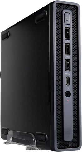 Envision M1 Mini PC (Intel Core i5-14400, 16GB DDR4 RAM, 512GB NVME Gen4 SSD, ASUS H610T mobo, WiFi 6, Windows 11 Pro, 10 USB, HDMI + DVI, RJ45, KB + M) Small Compact Micro Business Desktop Computer in Saudi Arabia