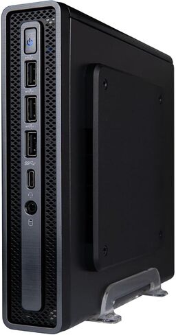 Envision M1 Mini PC (Intel Core i5-14400, 16GB DDR4 RAM, 512GB NVME Gen4 SSD, ASUS H610T mobo, WiFi 6, Windows 11 Pro, 10 USB, HDMI + DVI, RJ45, KB + M) Small Compact Micro Business Desktop Computer in Saudi Arabia