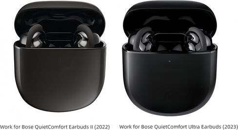 3 Pairs Replacement Ear Tips for Bose QuietComfort Earbuds II (2022) & Bose QuietComfort Ultra Earbuds (2023)- Anti-Slip Silicone Wingtip Covers Eartip-Black in Saudi Arabia