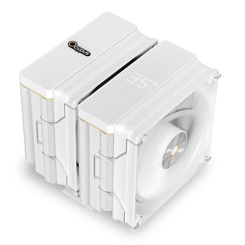 مبرد هواء وحدة المعالجة المركزية Iota A40 CPU مبرد وحدة المعالجة المركزية ببرج واحد مع شاشة رقمية، 4 أنابيب حرارية، مروحة FDB صامتة 120 مم، مشعاع عالي الكفاءة، مروحة تبريد وحدة المعالجة المركزية لـ AMD AM4/AM5، Intel LGA 115X/1200/1700/1851، BK in Kuwait