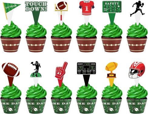 48 Pack Fire Truck Cupcake Toppers and Wrappers, Firefighter Fireman Party Cake Decoration for Firefighting Theme Birthday Party Baby Shower Supplies in Kuwait