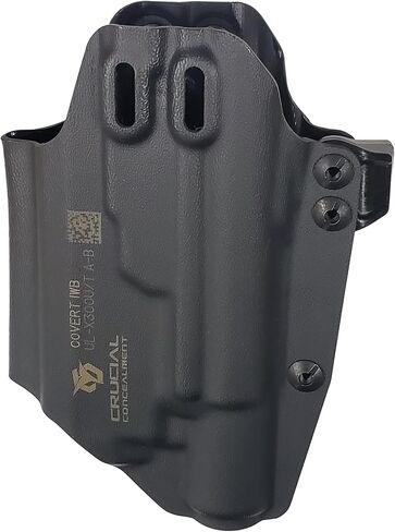 Crucial Concealment® - Universal Ambidextrous Light Holster for x300U/T (A and B) | Concealment Holster with Light | Adjustable Retention | IWB Holster Clip in Saudi Arabia