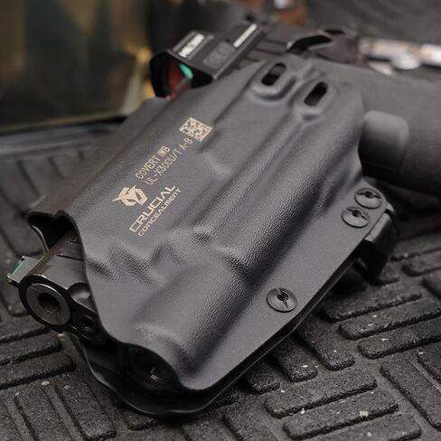 Crucial Concealment® - Universal Ambidextrous Light Holster for x300U/T (A and B) | Concealment Holster with Light | Adjustable Retention | IWB Holster Clip in Saudi Arabia