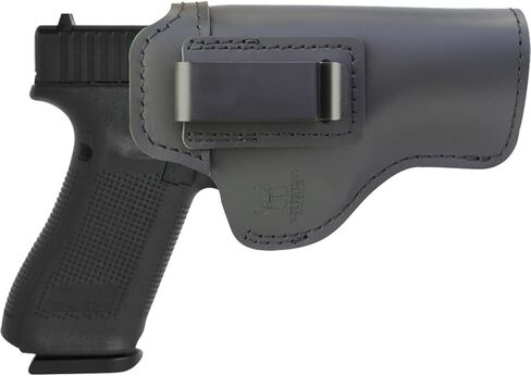 حافظة جلدية IWB للحمل المخفي داخل حزام الخصر تناسب: Glock 17 19 20 21 22 31 37 45 48 49 Gun3 4 5 أو مسدسات مماثلة الحجم in Kuwait