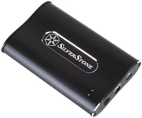 حاوية محرك الأقراص الصلبة Silverstone MS02B مقاس 2.5 بوصة USB 2.0 (أسود) in Saudi Arabia