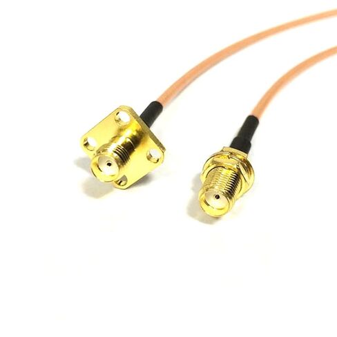 SMA Jack Nut Switch SMA Female 4-Pole Panel Mount Patch Cable RG316 100cm Adapter for Wireless Modems in Saudi Arabia