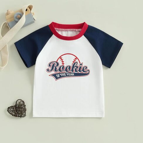 Family Matching Daddy Mommy and Me of The Year T-Shirts Letter Baseball Tops Baby Boy First Birthday Outfit (Baby, 12-18 Months, Blue) in Saudi Arabia