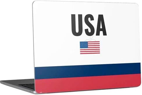 Skinit Decal Laptop Skin Compatible with MacBook Air 13in M4 (2025) - The American Flag Design in Saudi Arabia