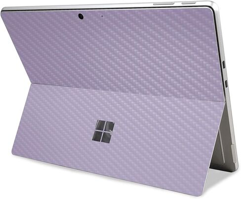 Carbon Fiber Tablet Skin Compatible with Microsoft Surface Pro 11 (2024-2025) - Solid Lavender - Premium 3M Vinyl Protective Wrap Decal Cover - Easy to Apply | Crafted in The USA by MightySkins in Saudi Arabia