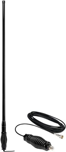 Midland - MXAT04VP-6.6dB Heavy-Duty Bull Bar Antenna with Spring Base Micromobile - 47.5" with 462-468 MHz Frequency - Long Range GMRS Communication - Overlanding Off-Roading - (Bundle) in Saudi Arabia