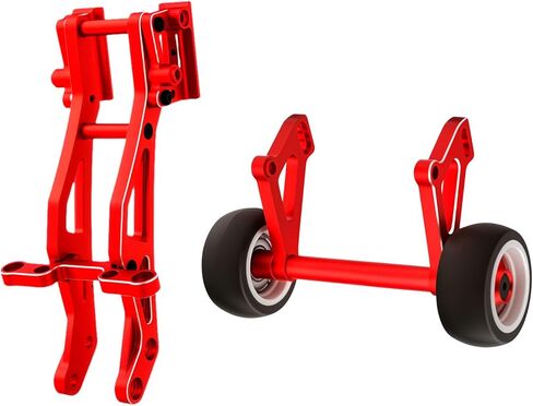 قضيب الشب وعجلة القيادة والجناح الخلفي لـ Arrma 1/8 Kraton V6 EXB سيئ السمعة RC سلسلة السيارات ترقيات الجزء الأزرق in Kuwait