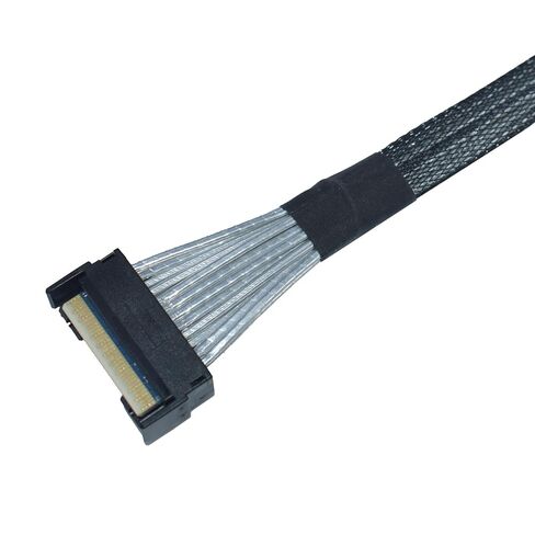 PCIe Gen6 MCIO x8 to MCIO 8i Cable, 1.6 feet (50 cm) in Kuwait