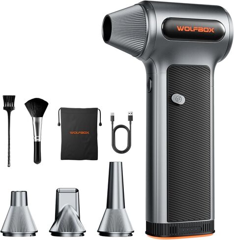 WOLFBOX MF200 Compressed Air Duster & X5 Duo Dash Cam in Saudi Arabia