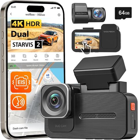 WOLFBOX MF200 Compressed Air Duster & X5 Duo Dash Cam in Saudi Arabia