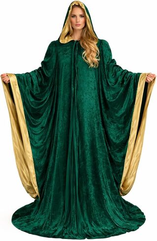 Velvet Hooded Wizard Robe in Saudi Arabia