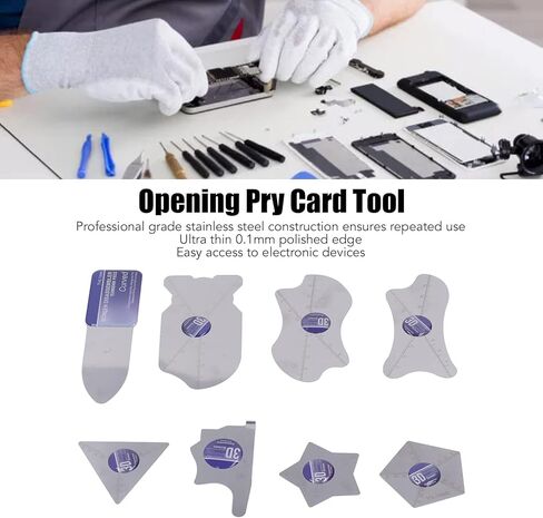 8PCS Stainless Steel Pry Spudger Opening Tool LCD Screen Spudger Repair Tool for Smartphones Tablets Laptops in Saudi Arabia