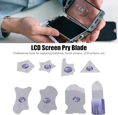 8PCS Stainless Steel Pry Spudger Opening Tool LCD Screen Spudger Repair Tool for Smartphones Tablets Laptops in Saudi Arabia