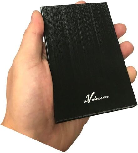 محرك الأقراص الصلبة الخارجي المحمول Avolusion® HD250U3 سعة 250 جيجابايت فائق النحافة USB 3.0 (تنسيق نظام التشغيل Mac) (أسود) - ضمان لمدة عامين in Saudi Arabia