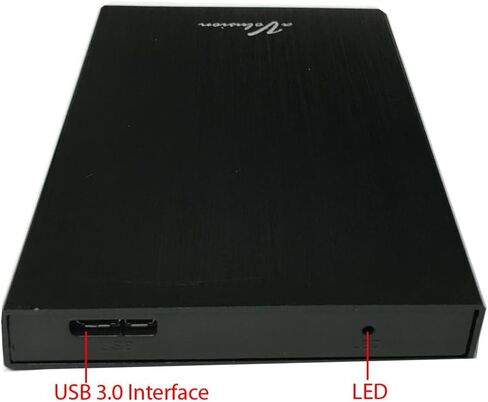 محرك الأقراص الصلبة الخارجي المحمول Avolusion® HD250U3 سعة 250 جيجابايت فائق النحافة USB 3.0 (تنسيق نظام التشغيل Mac) (أسود) - ضمان لمدة عامين in Saudi Arabia