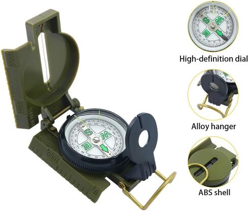 Compass Hiking Backpacking Compass Camping Navigation Compass for Hiking, Backpacking, and Camping – Reliable Outdoor Exploration Tool Ensuring a Safe Journey for Trekking and Expedition Activities in Saudi Arabia