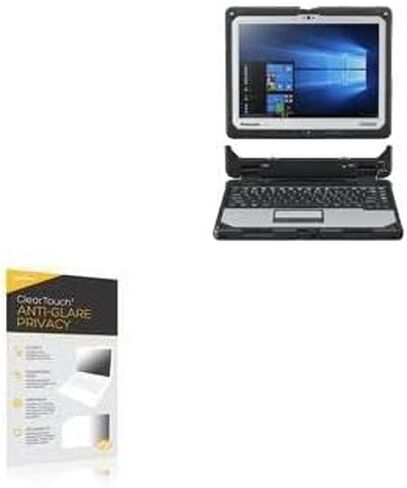 BoxWave Screen Protector Compatible With Panasonic Toughbook 33 (CF-33) - ClearTouch Anti-Glare Privacy (2-Pack), Privacy Screen Protector Flexible Film Anti-Glare in Saudi Arabia